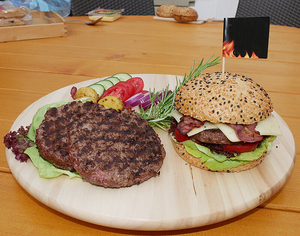 Gran oferta 2026, prensa de hamburguesas personalizada, ayudante de cocina de madera, campana de prensa de hamburguesas - Product Image 3