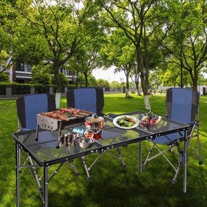 Tavolo portatile da campeggio leggero da trekking per barbecue da <span class=keywords><strong>spiaggia</strong></span> - Product Image 6