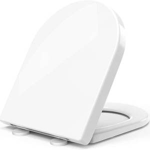 <span class=keywords><strong>Tapa</strong></span> de Inodoro <span class=keywords><strong>Universal</strong></span> en Forma de U, de Plástico, Moderna y Minimalista, con Múltiples Cojines Antirrotura y Reforzada - Product Image 2