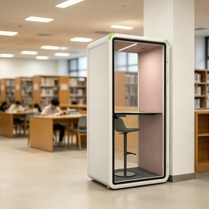 Cabine de bureau insonorisée modulaire moderne et portable pour espace de travail ouvert - Product Image 1