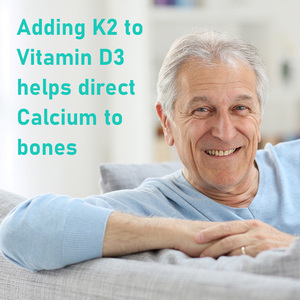 Best-seller : Vitamine D3 avec K2 en gouttes liquides, pour favoriser l'absorption du calcium et maintenir la densité osseuse. Complément alimentaire. - Product Image 3