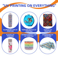 Service d'impression UV personnalisé OEM ODM, impression UV sélective en relief 3D pour bouteilles en verre, feuilles acryliques