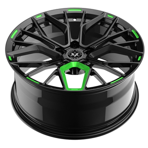 ล้อแม็กซ์อัลลอยด์ Viaol ขนาด 17 18 19 20 21 22 นิ้ว สีดำเงา ลายหลายก้าน สำหรับรถยนต์ PCD 5x112 5x114.3 เหมาะสำหรับ Audi VW Golf BYD <span class=keywords><strong>zeek</strong></span> - Product Image 2