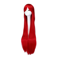 Grosir Wig Cosplay Berombak Panjang Pirang Biru Muda 100Cm Wig Kostum Pesta Anime Sintetis Cantik