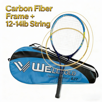 Raquette de tennis junior OEM personnalisée de 27 pouces, cordage en nylon pré-cordé, poignée en bois, ensemble pour enfants avec sac de transport pour débutants
