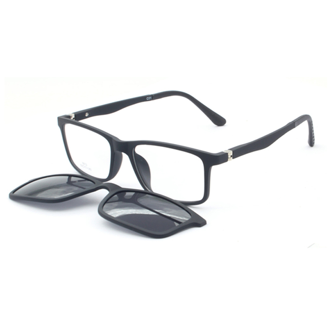 8813 Everflyoptical TR90 Magnetic Glasses Optical Frame Eyewear Clip on Polarized Sunglasses