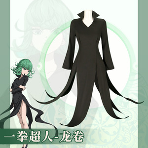 Costume de cosplay One Punch Man Tornado Of Destruction, robe noire - Product Image 1
