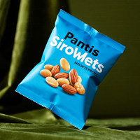Op Maat Bedrukte Luchtdichte Vochtbestendige Achterkant Verzegelde Zak Met Levendige Bedrukking Voor Gedroogde Noten En Snacks Voor Voedselverpakkingen
