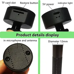 12mm más pequeño 5G Wifi Tuya Video Mirilla Wifi Cámara Detección de movimiento Visor de puerta Video-ojo Inalámbrico Seguridad para el hogar Registro automático - Product Image 2