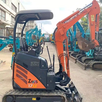 Excavator Hitachi Zx17 17u, Asli Jepang, Kondisi Baik. Excavator Hitachi Zx17, Zx17u, Zx50u, Zx55, Zx55ur Dijual