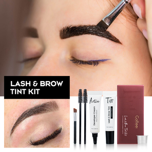 Kit de <span class=keywords><strong>teinture</strong></span> pour <span class=keywords><strong>sourcils</strong></span> Gollee Brow Products Private Label, crème colorante pour cils et gel de lamination pour l'application sur les <span class=keywords><strong>sourcils</strong></span> - Product Image 3