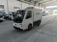 Fourgonnette de livraison réfrigérée électrique L7e à batterie lithium pour la chaîne du froid, usage urbain et municipal, autonomie 201-300 km, moteur 50 kW