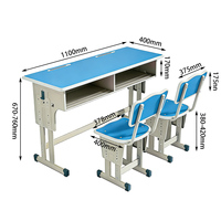 Meubles de classe modernes, robustes et ergonomiques, ensemble de chaise et de bureau réglables en hauteur pour enfants, pour les écoles primaires, secondaires et supérieures