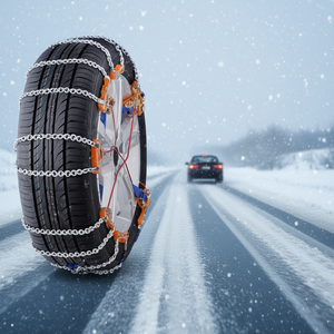 Cadenas de nieve para coche, camioneta, SUV, camión, 235-255 mm de ancho, modelo 265 de acero aleado para conducción en invierno - Product Image 2