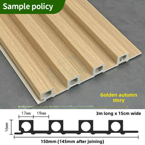 Muestra Gratuita con Entrega a Domicilio: Rejilla Ecológica de Madera, Panel Cilíndrico de Fibra de Bambú para Pared, Material Decorativo - Product Image 1