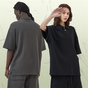 เสื้อโปโลธรรมดาสำหรับผู้ชายเสื้อยืดวาฟเฟิลแขนสั้นลำลองมีแบรนด์ตามสั่ง - Product Image 2