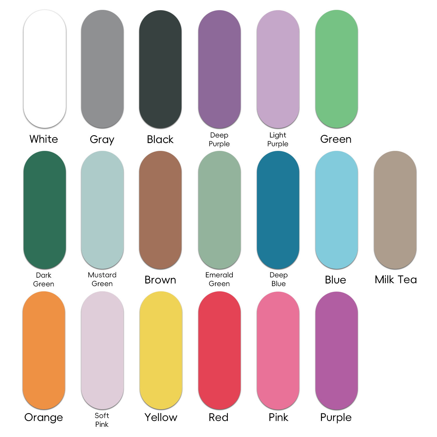 Tapis de yoga rond - Couleur en stock