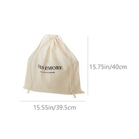Sac de rangement polyvalent en coton pur avec cordon de serrage pour voyage, bagages, maison, anti-poussière, modèle 056 Henan Anyang