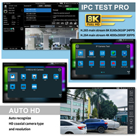 Rsrteng IPC-7600COVTADHS Plus, Monitor Probador de Cámaras CCTV, Cámara IP 8K, TVI 4K, CVI, AHD, SDI, OPM, TDR, Herramientas de Red WiFi, 7 Pulgadas