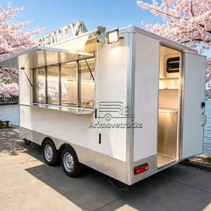 Camión <span class=keywords><strong>de</strong></span> Comida Móvil Comercial Totalmente Equipado, Remolque <span class=keywords><strong>de</strong></span> Comida para <span class=keywords><strong>Helados</strong></span>, Postres, Donuts y Comida Rápida para Fiestas y Bodas - Product Image 4