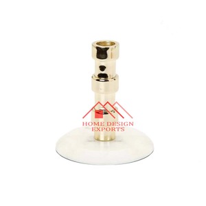 Bougeoir en métal doré pour vaisselle 2025 Support de pilier de bougie en aluminium de haute qualité pour décoration de sol de mariage Best-seller - Product Image 4