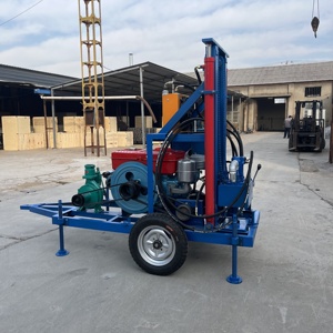 Tùy chỉnh màu sắc chức năng chất lượng tốt 200m 150m 100m Nhà Máy Giá kép thủy lực nước giếng khoan Giàn Khoan nhà máy trực tiếp - Product Image 3