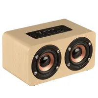 Estéreo de alta calidad gran sonido bajo de madera portátil Mini Altavoz Bluetooth altavoz inalámbrico