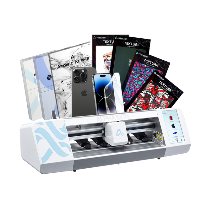 High Precision Screen Film Cutting Machine, Smart Touch Screen Protector Cutter for Wholesale Custom Back Skin