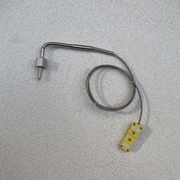 Capteur haute température EGT K Type Thermocouple scellé Radian 100 ° 90 ° sonde tige OMG prise M12x1.5 écrous 6.6mm trou