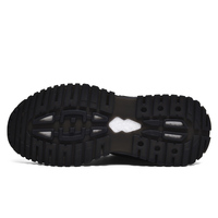 Chaussures de sport montantes décontractées pour hommes, style papa, avec semelle en caoutchouc PU, imperméables, respirantes, en cuir microfibre, pour la marche