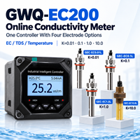 Analyseur de conductivité en ligne GWQ-EC200, analyseur de TDS et de température avec sortie 4-20 mA et Modbus RS485 pour la surveillance de l'eau