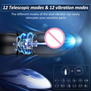 Masturbations-Massageprodukte Sexspielzeuge Kabellos Gesteuerter Vibrierender Analplug Analvibrator Vibrator-Hersteller - Product Image 4