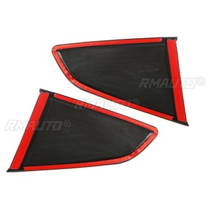 For Ford Mustang GT 2015-2019 Car Rear Triangle <b>Window</b> Shark Cheek Trim Body Kit Rear Side Vent <b>Window</b> Trim <b>Cover</b> Modification - Product Image 3