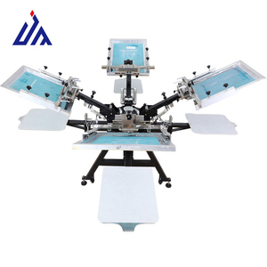 Chất Lượng Tuyệt Vời Nhôm Bạch Tuộc Màn Hình Máy In Nhiệm Vụ Nặng Nề 4 Màu Sắc 4 Trạm Với Micro Đăng Ký - Product Image 5