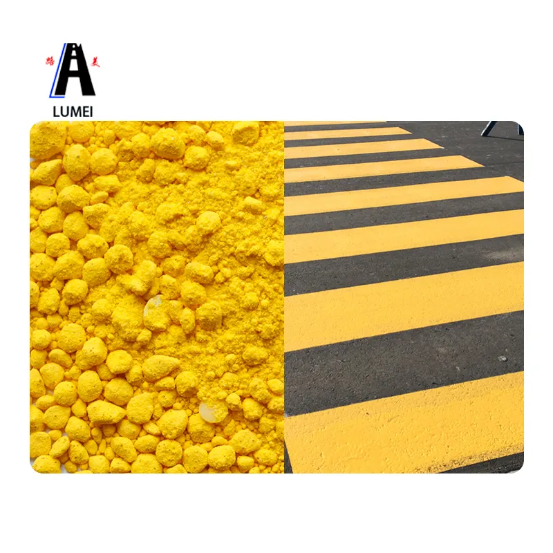 Berger Price White Fluorescent Thermoplastic Yellow road Line marking paint
