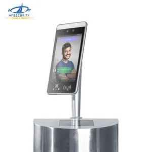 HFSecurity RA08 Android 11 IP65 Face Recognition Time And Attendance System Biometric Access Control Products For School Bank