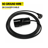 Adaptateur de charge EV sans mise à la terre pour chargeur EV portable de location 16A 3.6kW Solution de mise à la terre