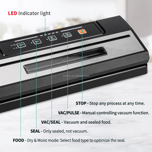 <span class=keywords><strong>Machine</strong></span> de mise <span class=keywords><strong>sous</strong></span> <span class=keywords><strong>vide</strong></span> électrique en acier inoxydable pour usage domestique avec supports de rouleaux offerts pour une utilisation continue - Product Image 4