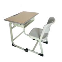 Vente en gros d'usine de mobilier scolaire pour salle de classe primaire ensemble table de bureau et chaise pour étudiant juego de pupitre y silla escolar