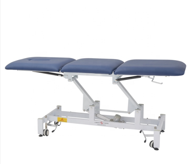 Регулируемая электрическая массажная кровать для лечения красоты, кровать для физиотерапии, стол для педального подъема, воздушный стержень с углом управления