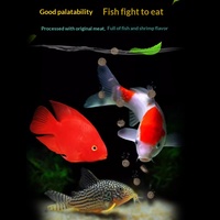 Nourriture granulaire pour poissons nageurs, adaptée aux requins bleus, poissons papillons, poissons perroquets, poissons tigres, poissons dragons argentés