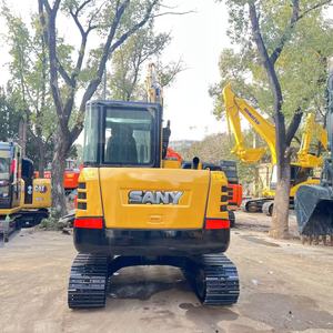 Venta caliente de China usada Sany SY55c Mini excavadoras 5 toneladas excavadora maquinaria de construcción con motor Yanmar - Product Image 5
