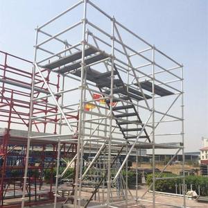 นั่งร้านแบบวงแหวนชุบสังกะสีสำเร็จรูปสำหรับงานก่อสร้างสะพาน - Product Image 1