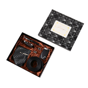 <span class=keywords><strong>Regalo</strong></span> de acompañamiento transfronterizo para el <span class=keywords><strong>Día</strong></span> <span class=keywords><strong>del</strong></span> <span class=keywords><strong>Padre</strong></span>: Set de cinturón y corbata de papel <span class=keywords><strong>personalizado</strong></span> para hombre, <span class=keywords><strong>regalo</strong></span> de negocios para clientes en actividades de inauguración. - Product Image 4