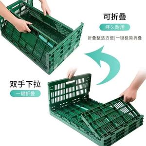 Boîtes de transport pliables en plastique personnalisées, multi-usages, empilables, pour le déménagement, les outils, les caisses de manutention, les boîtes de rangement pliables - Product Image 3