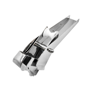 ISURE MARINE Stainless Steel Bow Anchor Roller - 16.5" Hinged Dual-Roller For Yachts & Boats
