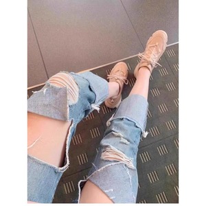 Zapatillas de Plataforma Retro de Lujo para Mujer, Diseño Coreano, Cuero Genuino, Color Sólido, Suela Alta Antideslizante, Tendencia de Moda - Product Image 5