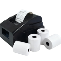 Rouleau de papier thermique pour caisse enregistreuse LIKEXIN TPR monocouche en gros 48/55/65/70GSM 57X30 57X40 57X50MM