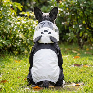 PETCIRCLE Pet Circle Nouveautés printemps/été : Mignons imperméables à motifs de dessins animés pour chats et chiens - Panda - Product Image 4