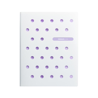 Porte-documents A5 à 20 pochettes colorées pour bureau et école, classeur transparent en plastique PP avec protège-feuilles